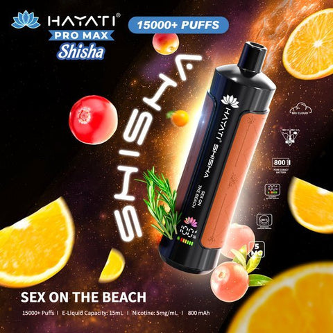 Hayati Pro Max Shisha 15000 Disposable Vape Box of 5 - Topvapewholesale