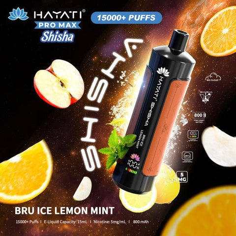 Hayati Pro Max Shisha 15000 Disposable Vape Box of 5 - Topvapewholesale