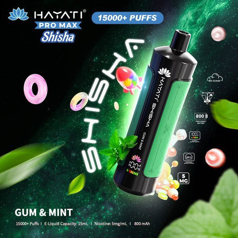 Hayati Pro Max Shisha 15000 Disposable Vape Box of 5 - Topvapewholesale