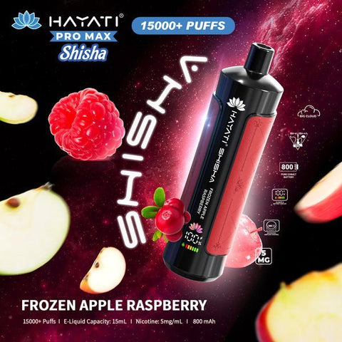 Hayati Pro Max Shisha 15000 Disposable Vape Box of 5 - Topvapewholesale