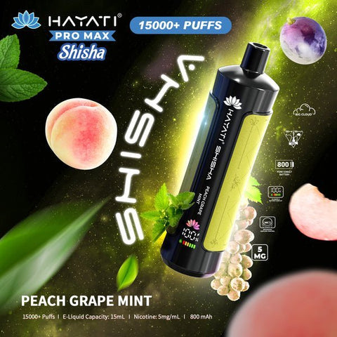 Hayati Pro Max Shisha 15000 Disposable Vape Box of 5 - Topvapewholesale