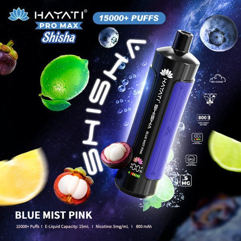 Hayati Pro Max Shisha 15000 Disposable Vape Box of 5 - Topvapewholesale