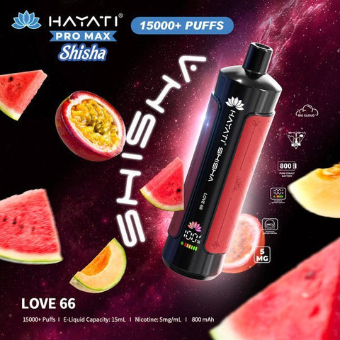 Hayati Pro Max Shisha 15000 Disposable Vape Box of 5 - Topvapewholesale
