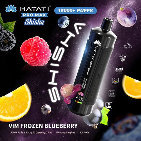 Hayati Pro Max Shisha 15000 Disposable Vape Box of 5 - Topvapewholesale
