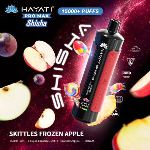 Hayati Pro Max Shisha 15000 Disposable Vape Box of 5 - Topvapewholesale