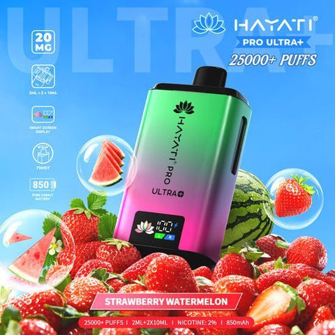 Hayati Pro Ultra Plus 25k Disposable Vape Pack of 5 - Topvapewholesale