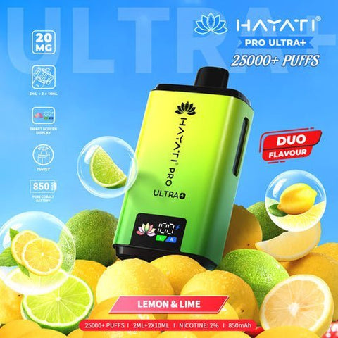 Hayati Pro Ultra Plus 25k Disposable Vape Pack of 5 - Topvapewholesale