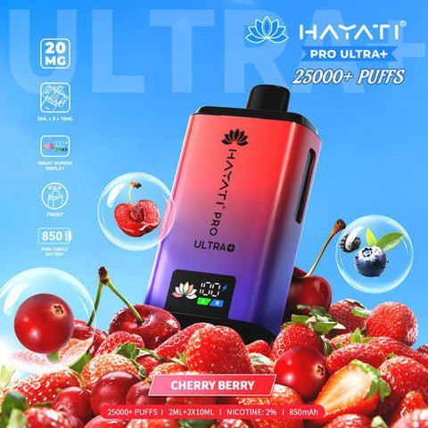 Hayati Pro Ultra Plus 25k Disposable Vape Pack of 5 - Topvapewholesale
