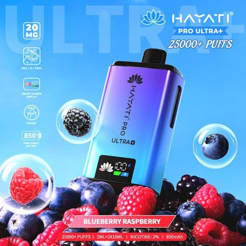Hayati Pro Ultra Plus 25k Disposable Vape Pack of 5 - Topvapewholesale