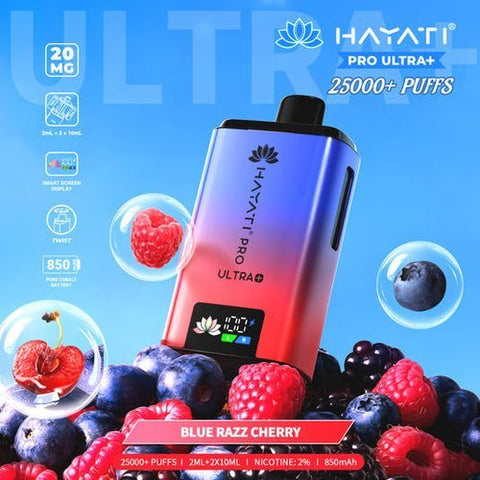 Hayati Pro Ultra Plus 25k Disposable Vape Pack of 5 - Topvapewholesale