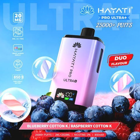 Hayati Pro Ultra Plus 25k Disposable Vape Pack of 5 - Topvapewholesale