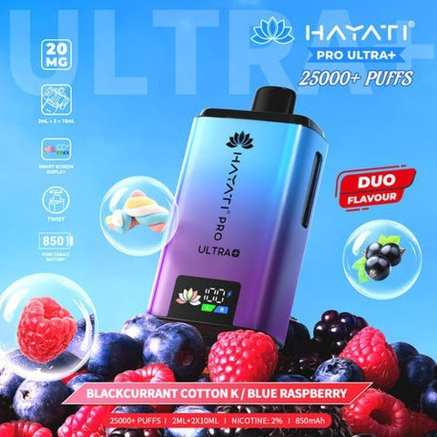 Hayati Pro Ultra Plus 25k Disposable Vape Pack of 5 - Topvapewholesale