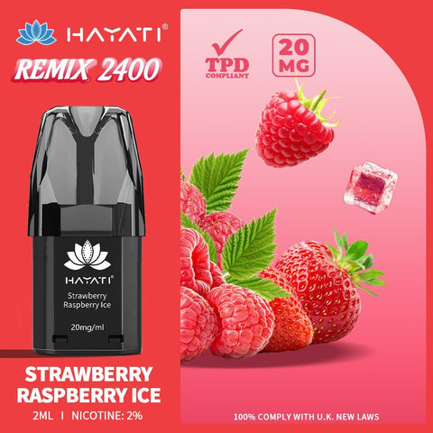 Hayati Remix 2400 Puffs Replacement Pods Pack of 5 - Topvapewholesale