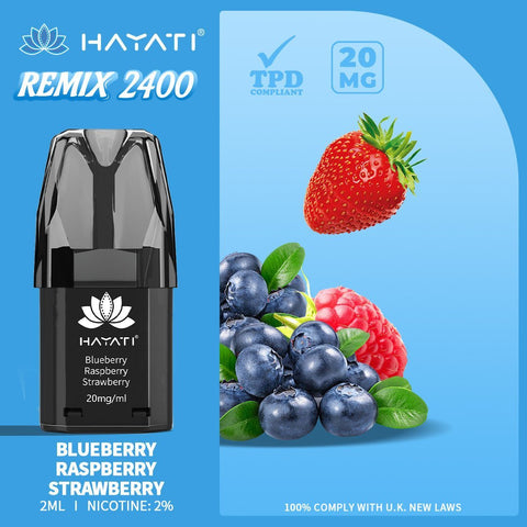 Hayati Remix 2400 Puffs Replacement Pods Pack of 5 - Topvapewholesale