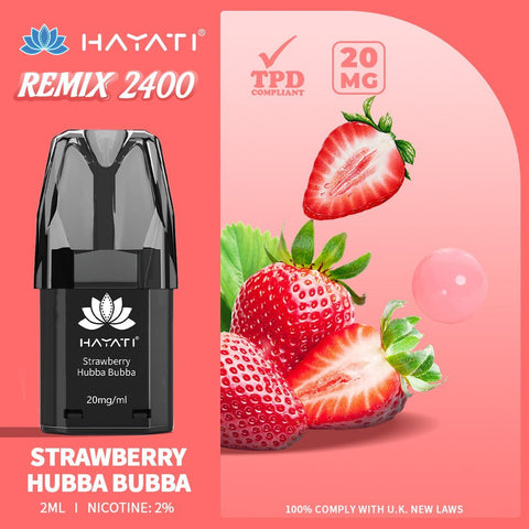 Hayati Remix 2400 Puffs Replacement Pods Pack of 5 - Topvapewholesale