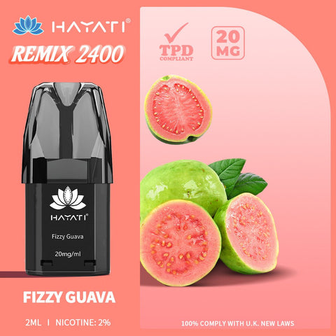Hayati Remix 2400 Puffs Replacement Pods Pack of 5 - Topvapewholesale