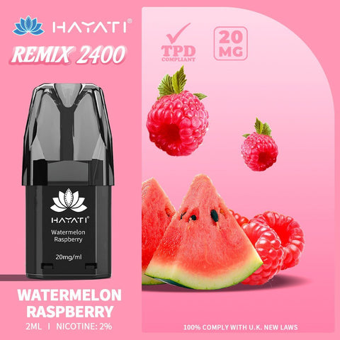 Hayati Remix 2400 Puffs Replacement Pods Pack of 5 - Topvapewholesale