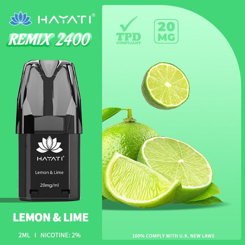 Hayati Remix 2400 Puffs Replacement Pods Pack of 5 - Topvapewholesale