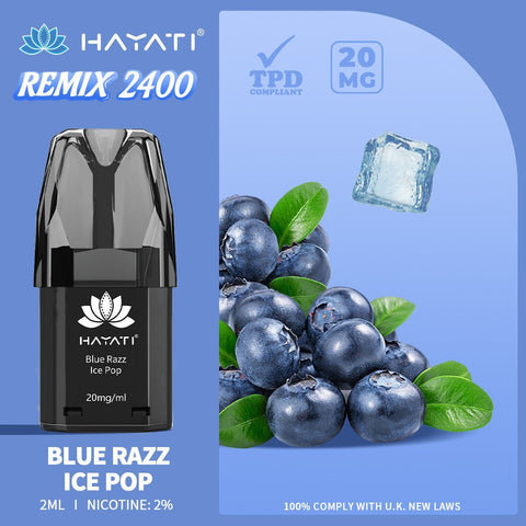 Hayati Remix 2400 Puffs Replacement Pods Pack of 5 - Topvapewholesale