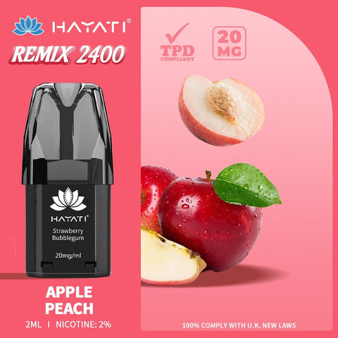 Hayati Remix 2400 Puffs Replacement Pods Pack of 5 - Topvapewholesale
