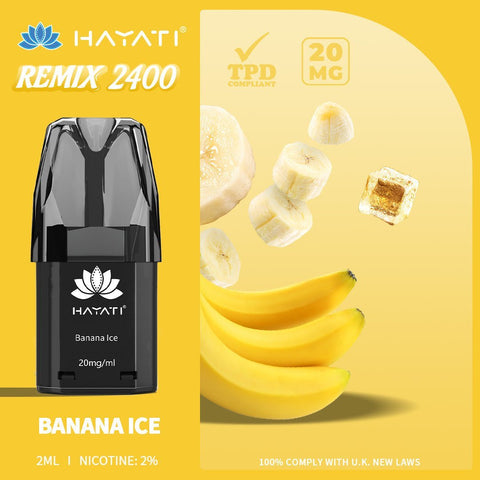 Hayati Remix 2400 Puffs Replacement Pods Pack of 5 - Topvapewholesale