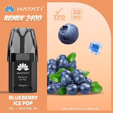 Hayati Remix 2400 Puffs Replacement Pods Pack of 5 - Topvapewholesale