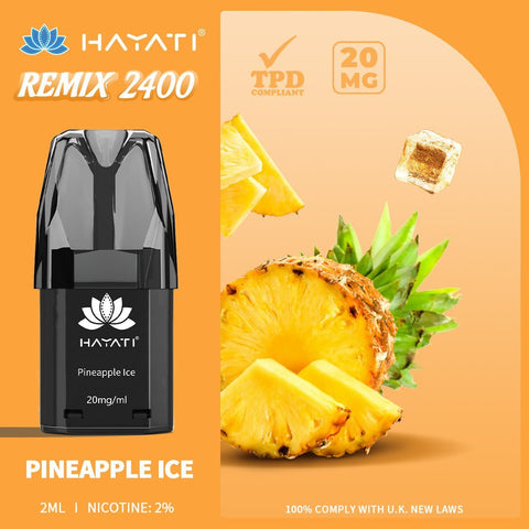 Hayati Remix 2400 Puffs Replacement Pods Pack of 5 - Topvapewholesale