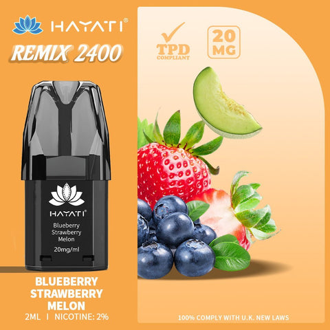 Hayati Remix 2400 Puffs Replacement Pods Pack of 5 - Topvapewholesale