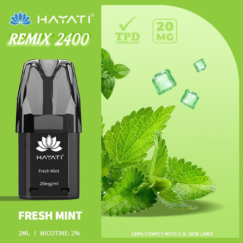 Hayati Remix 2400 Puffs Replacement Pods Pack of 5 - Topvapewholesale