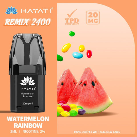 Hayati Remix 2400 Puffs Replacement Pods Pack of 5 - Topvapewholesale