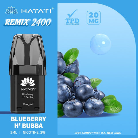 Hayati Remix 2400 Puffs Replacement Pods Pack of 5 - Topvapewholesale