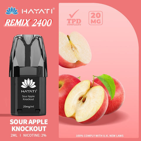 Hayati Remix 2400 Puffs Replacement Pods Pack of 5 - Topvapewholesale