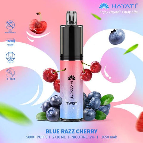 Hayati Twist 5000 Puffs Disposable Vape - Box of 5 - Topvapewholesale