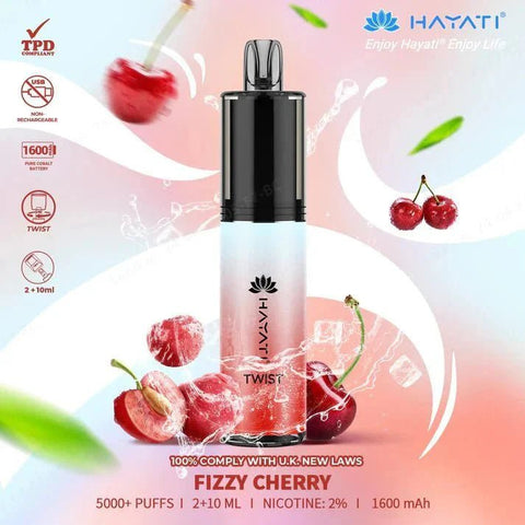 Hayati Twist 5000 Puffs Disposable Vape Box of 5 - Topvapewholesale