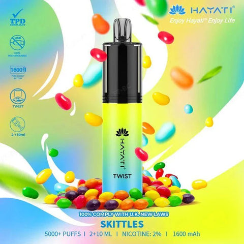 Hayati Twist 5000 Puffs Disposable Vape Box of 5 - Topvapewholesale