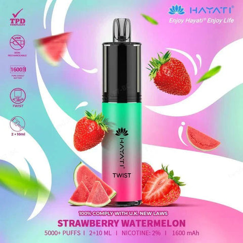 Hayati Twist 5000 Puffs Disposable Vape Box of 5 - Topvapewholesale