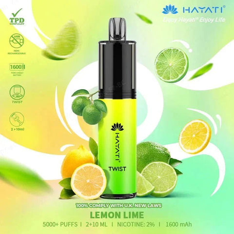 Hayati Twist 5000 Puffs Disposable Vape Box of 5 - Topvapewholesale
