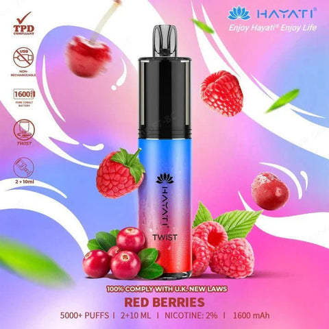 Hayati Twist 5000 Puffs Disposable Vape Box of 5 - Topvapewholesale