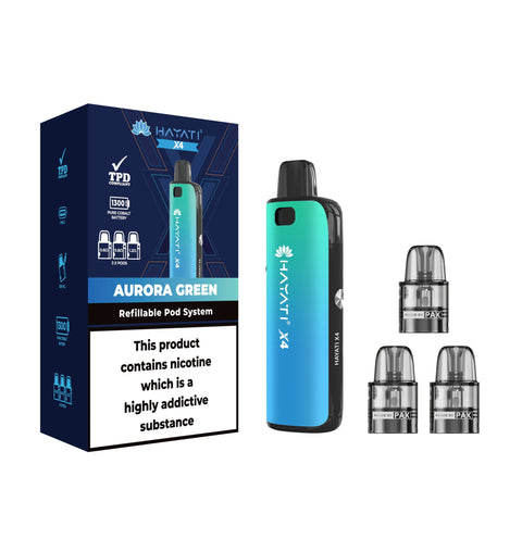 Hayati X4 Refillable Pod System Kit - Topvapewholesale
