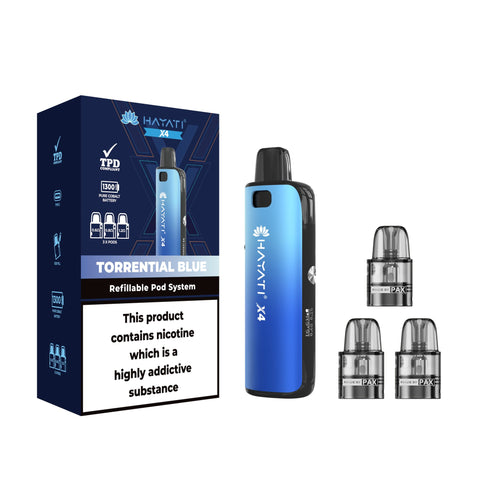 Hayati X4 Refillable Pod System Kit - Topvapewholesale