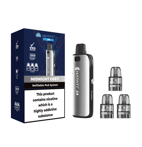 Hayati X4 Refillable Pod System Kit - Topvapewholesale