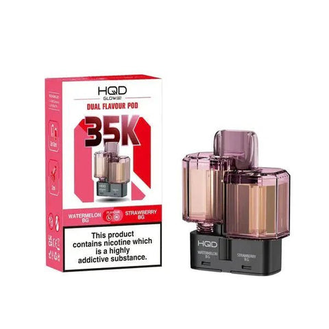 HQD Glow Air 35K Prefilled Pods - Topvapewholesale