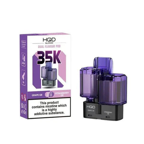 HQD Glow Air 35K Prefilled Pods - Topvapewholesale