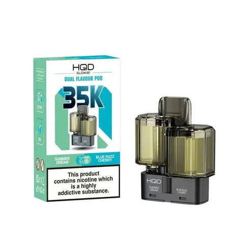 HQD Glow Air 35K Prefilled Pods - Topvapewholesale