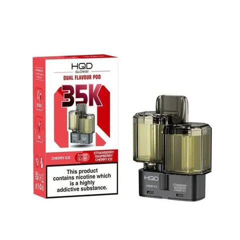 HQD Glow Air 35K Prefilled Pods - Topvapewholesale