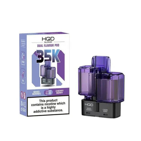 HQD Glow Air 35K Prefilled Pods - Topvapewholesale