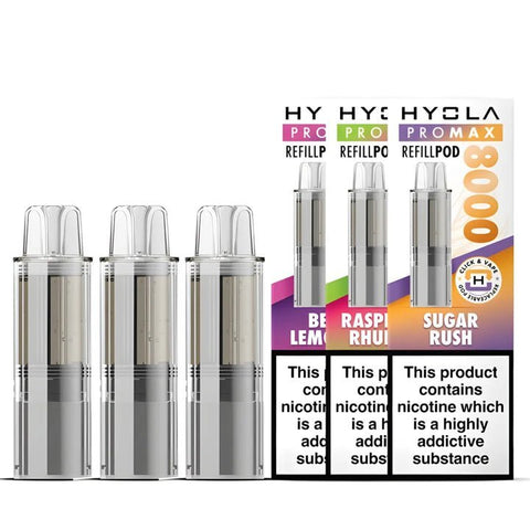 Hyola Pro Max 8000 Replacement Pods Pack of 5 - Topvapewholesale