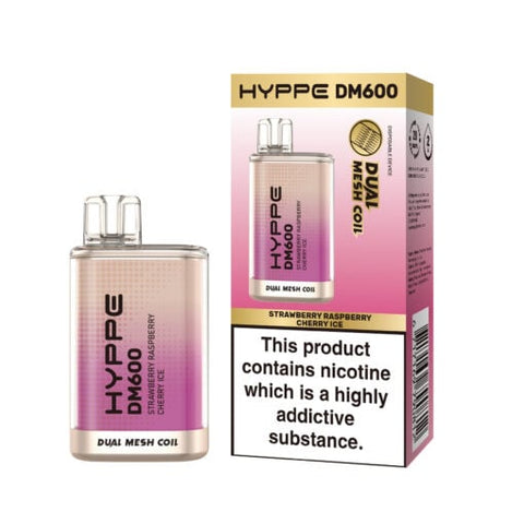 Hyppe DM600 Disposable Vape Box of 10 - Topvapewholesale
