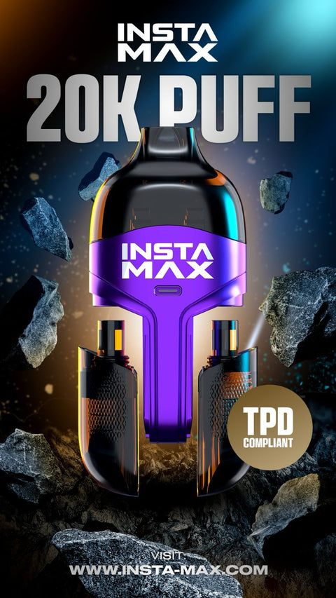 Instaflow 20k Puffs Disposable Vape Box of 5 - Topvapewholesale