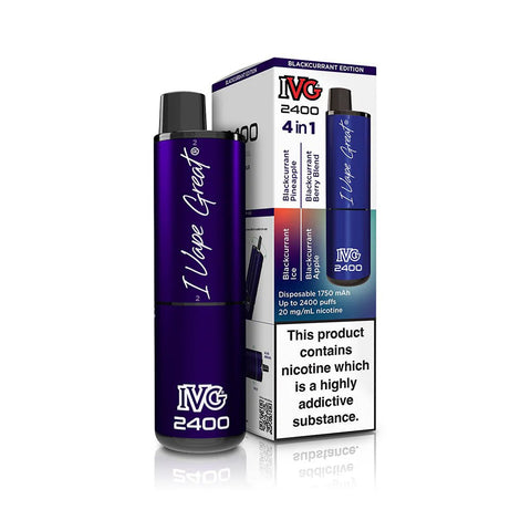 IVG 2400 Disposable Vape Pod Puff Device - Box of 5 - Topvapewholesale